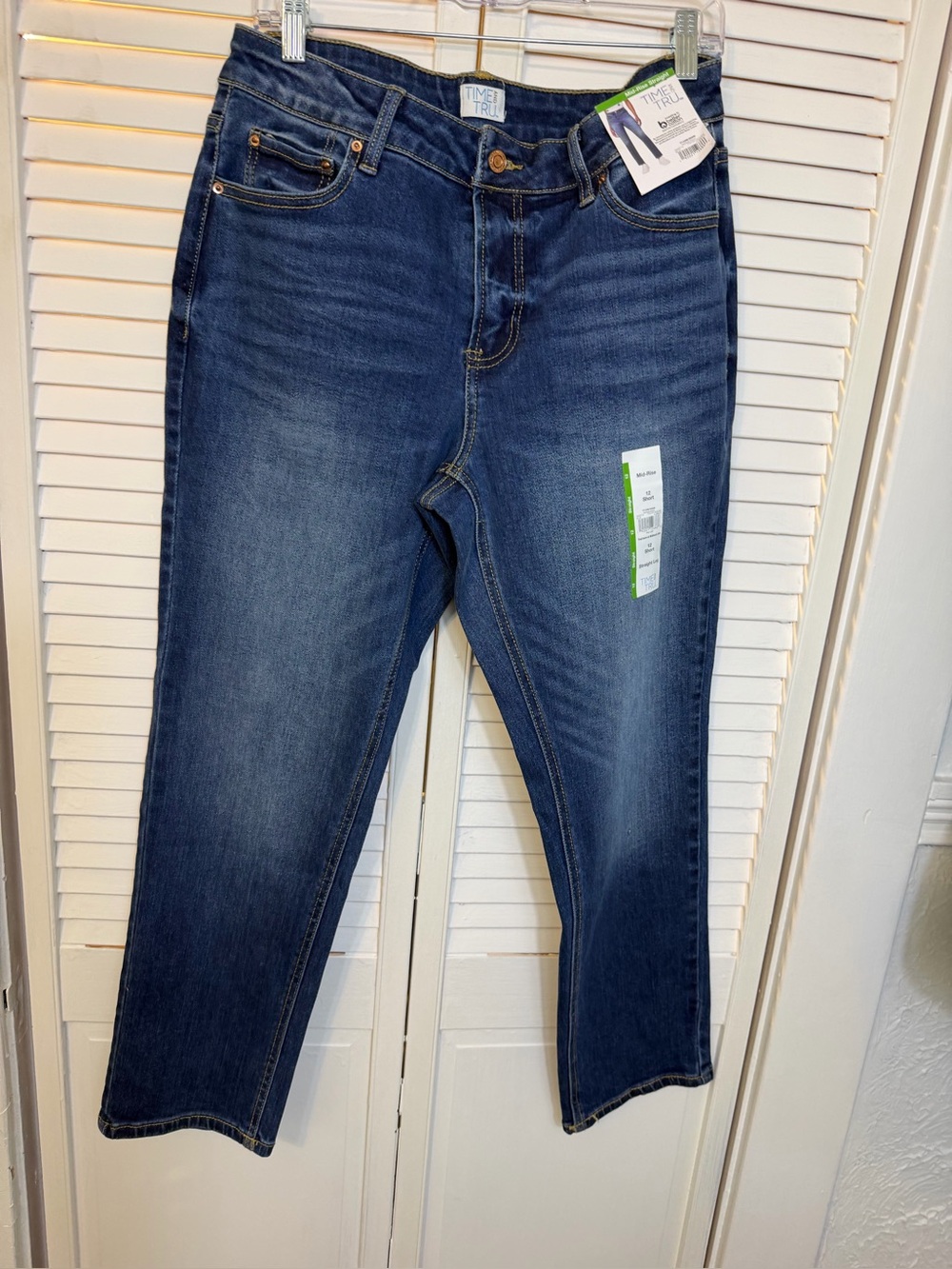 Time and Tru Women's Dark Blue Stretch Skinny Jeans